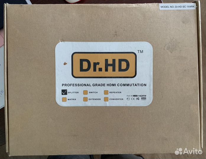 Разветвитель hdmi сигнала Dr.Hd Sc 1x4