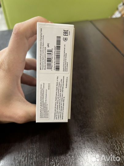 Беспроводные наушники apple airpods 2