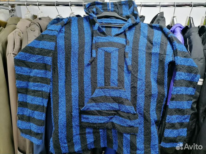 Мексиканское худи пончо Baja эксклюзив