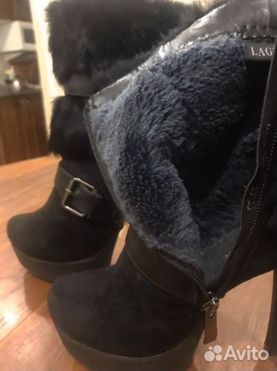 Сапоги женские натуральная кожа 35 размер