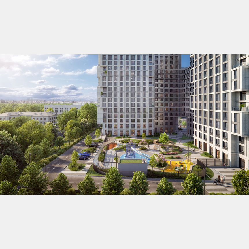 2-к. апартаменты, 63,2 м², 8/20 эт.