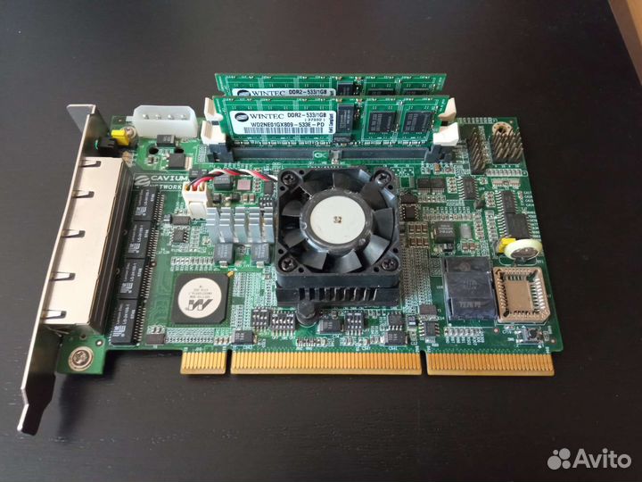 Умная сетевая карта на 4 гигабитных порта