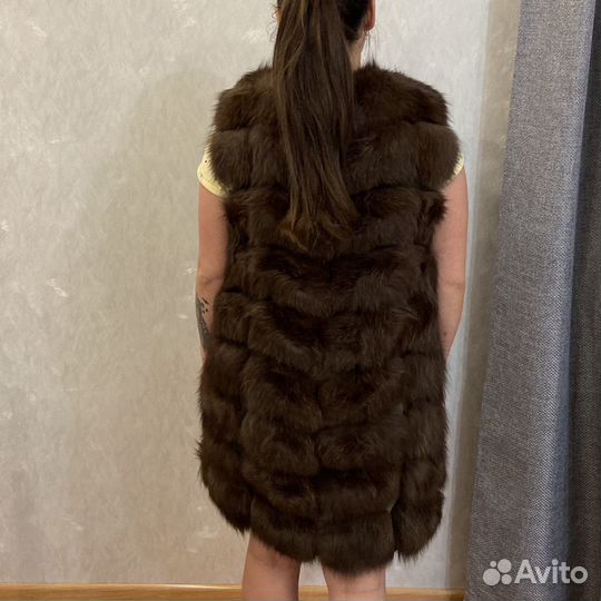 Жилетка из песца