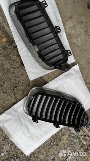 Сток ноздри и накладки зеркал на BMW F30