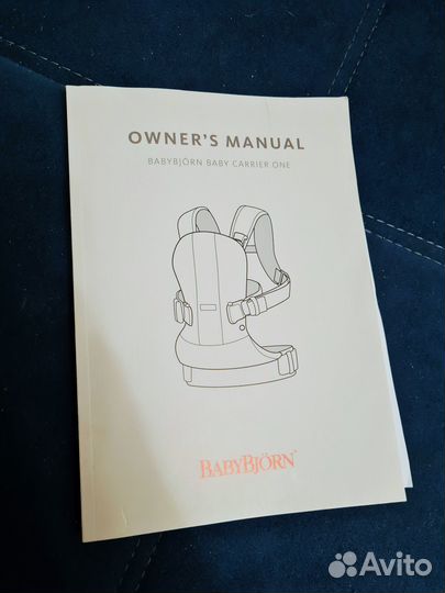 Эрго-рюкзак BabyBjorn One Cotton