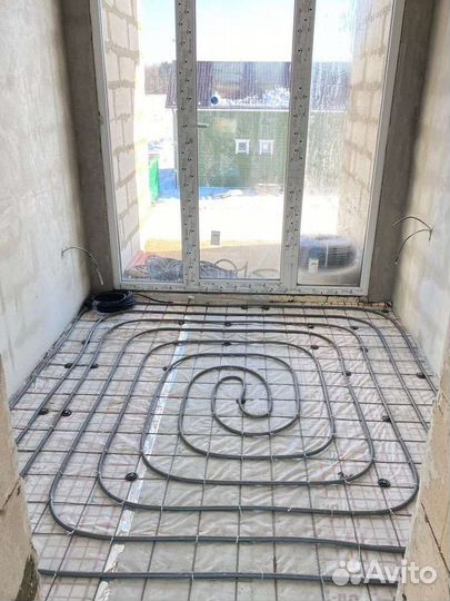 Монтаж тёплого пола под ключ, разводка отопления