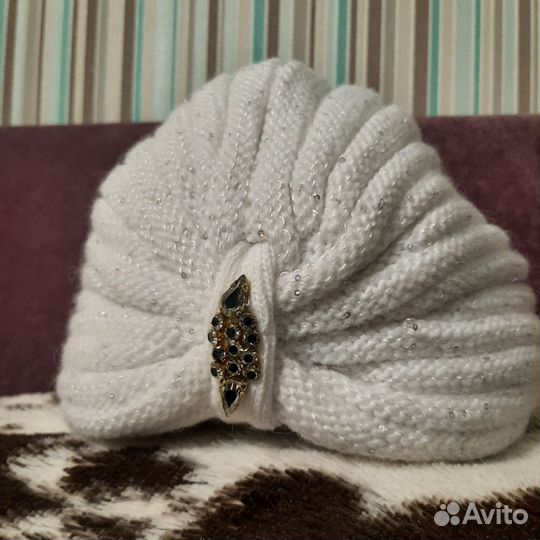 Шапка женская новая модель чалма 350(доставка+100)