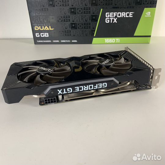 Видеокарта Palit GeForce GTX 1660 Ti Dual 6gb