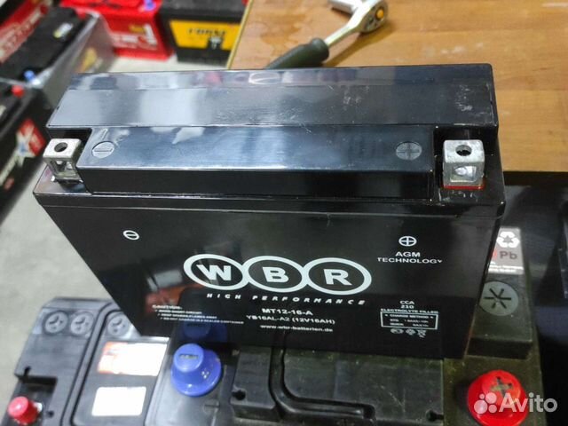 Аккумулятор для снегохода WBR 16ah yb16al-A2