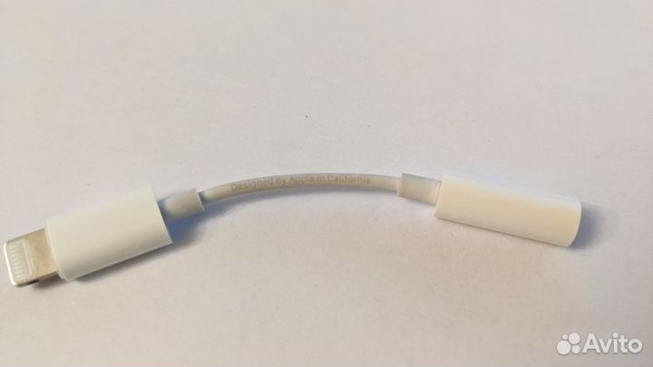 Apple lightning - jack 3,5 mm (переходник)