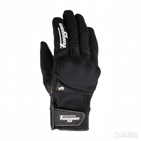 Motorradhandschuhe Furygan Jet All Season D3O Schwarz-Wei Damen Schwarz, Wei