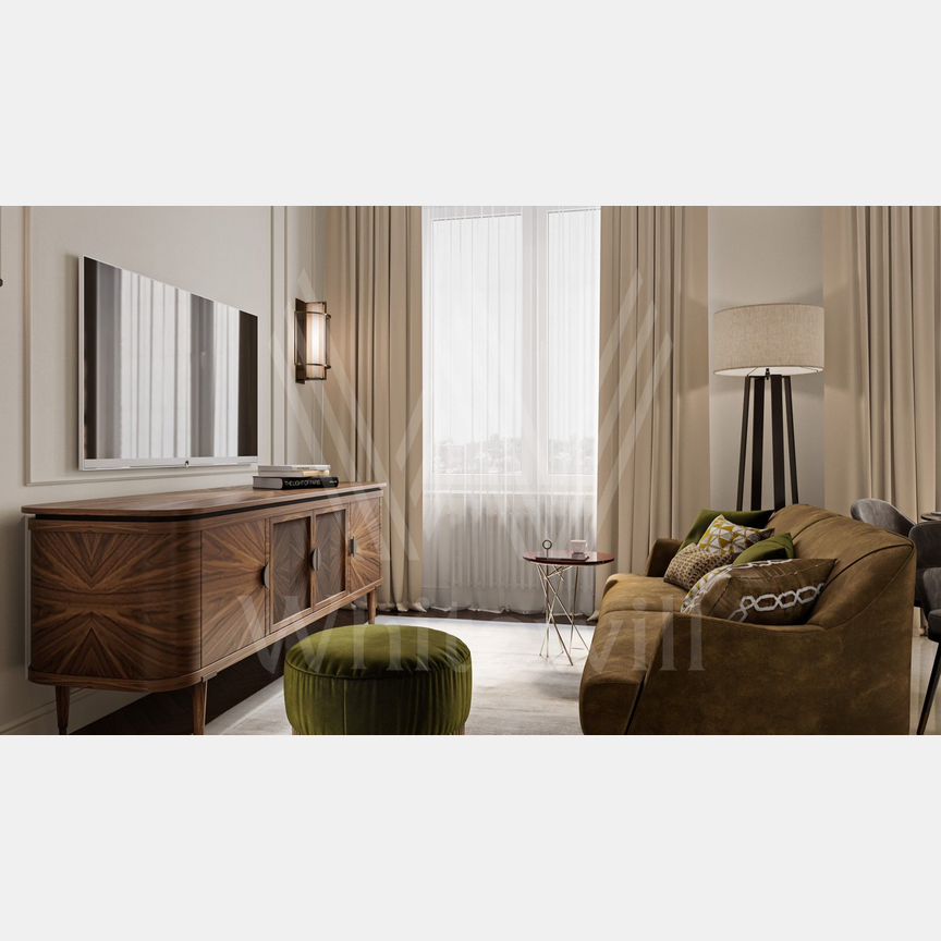 1-к. квартира, 55,5 м², 7/48 эт.