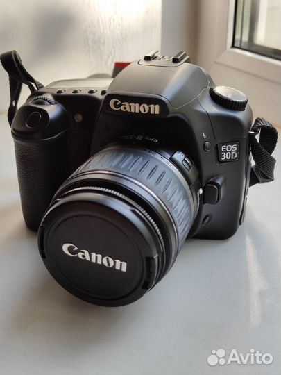 Фотоаппарат canon eos 30d в комплекте с объективом