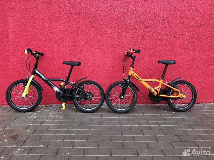 Детский велосипед btwin 16 (для двойни)