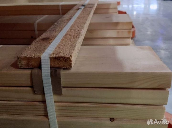 Доска строганая 38*89*3000 мм сорт AB скругление