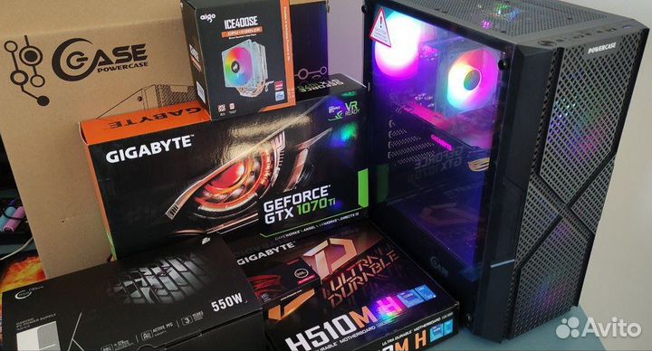 Новый игровой Core i5 10400F/ 16Gb DDR4/SSD 256 Gb