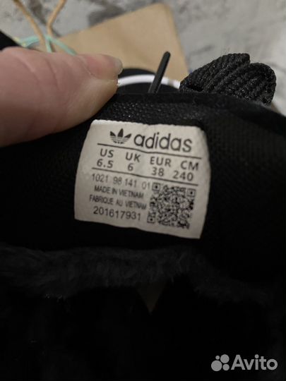 Кроссовки женские зимние Addidas Campus с мехом