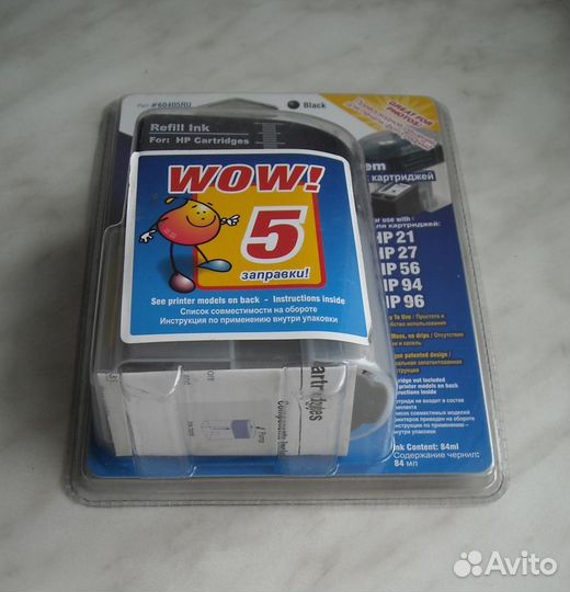 Система заправки струйных картриджей HP 21 27 56