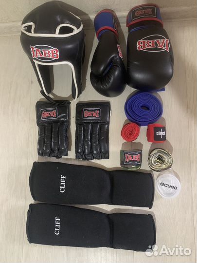 Шлем, перчатки, краги, защита