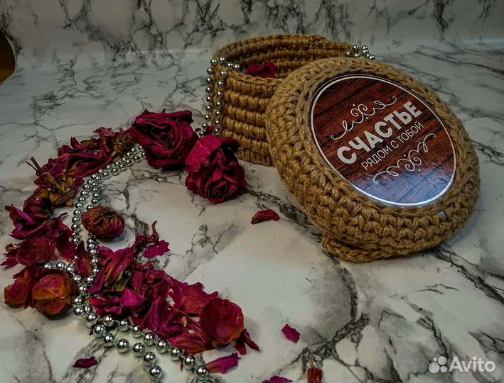 Корзинка из джута