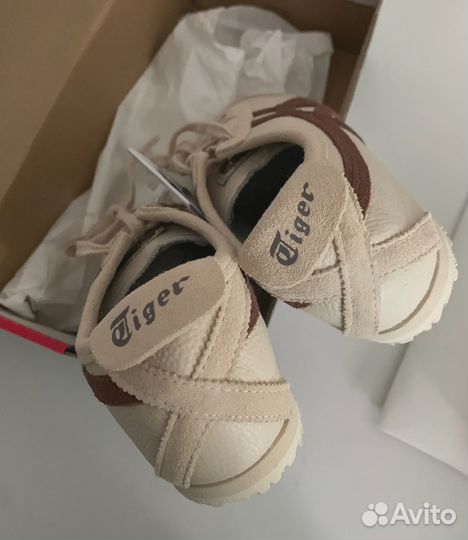 Asics Onitsuka Tiger Beige Suede Brown оригинал