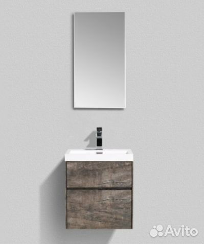 Тумба с раковиной BelBagno Pietra Mini 50 AS stone