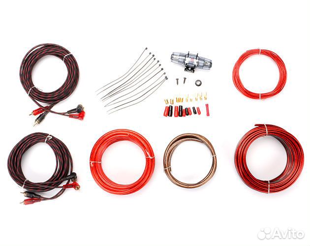 Комплект подключения 4-кан. усилителя Урал (8Ga)