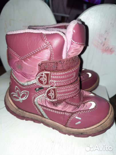 Ботинки зимние для девочки 29 размер капика