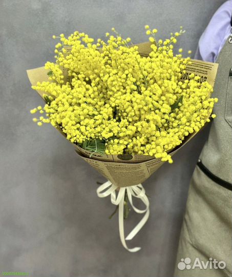Букеты из мимозы (Арт.70750)