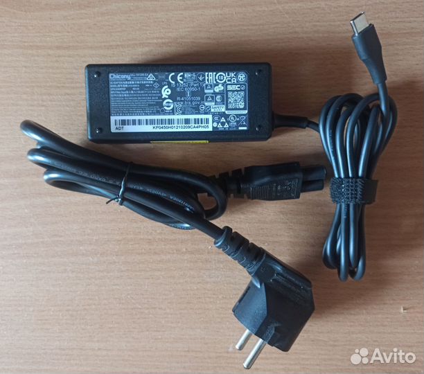 Блок питания для ноутбука usb type c