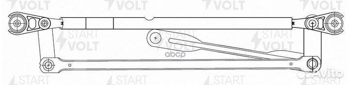 VWA 1001 трапеция стеклоочистителя Ford Transi