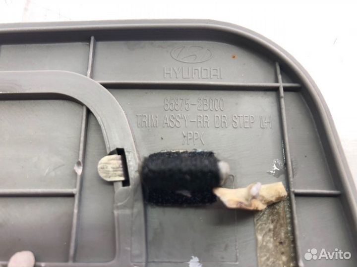 Порожки салонные Hyundai Santa Fe D4EB 2006