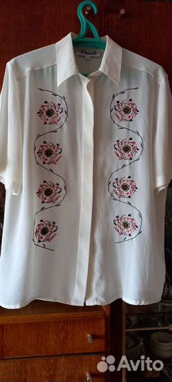 Блуза вышивка