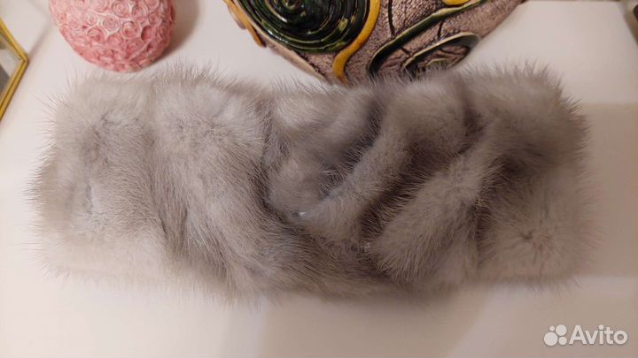 Норковая повязка на голову