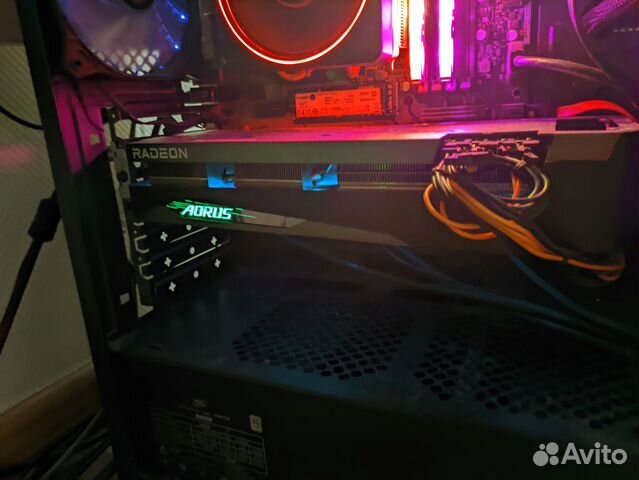 Игровой компьютер Ryzen5500 + RX6700XT с монитором объявление продам