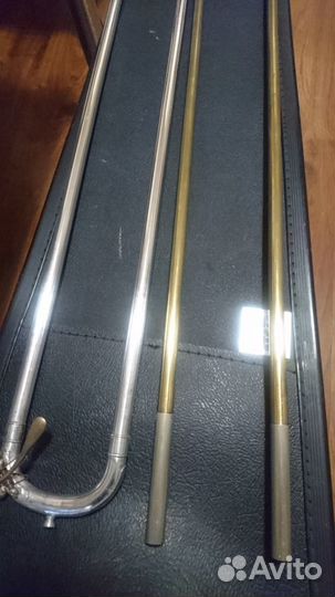 Антикварный тенор-тромбон Conn (США)