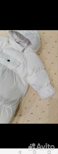 Конверт-кокон на выписку и в автолюльку зимний