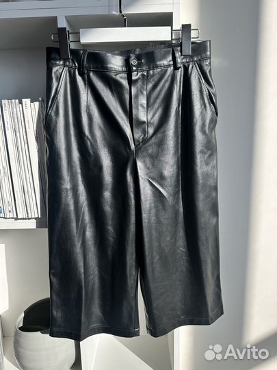 Брюки кожаные