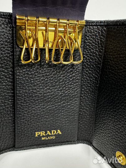 Prada ключница с лого оригинал