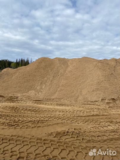 Песок карьерный, намывной, морской, сеяный