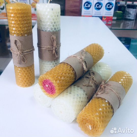 Свечи из Вощины с травами