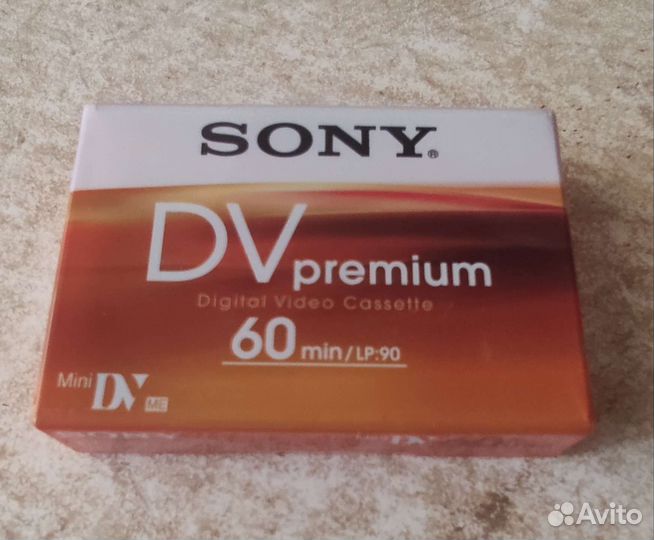 Видеокассета Sony mini dv. Новая