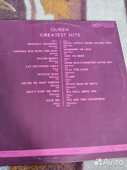 Грампластинка queen