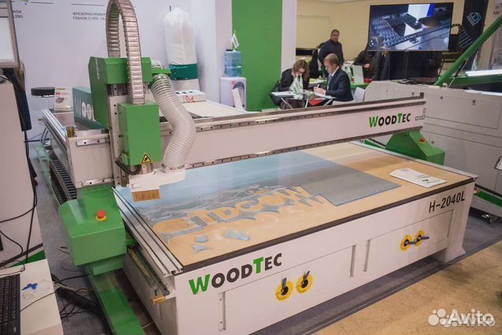 Фрезерный станок с чпу Woodtec поле 2080 х 4000