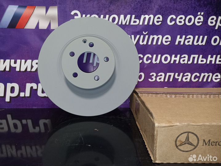 Диск тормозной передний Mercedes A204421000007