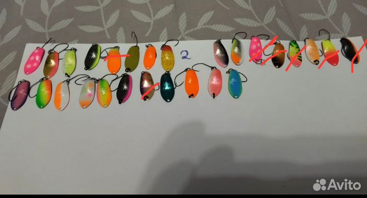 Набор форелевых блесен