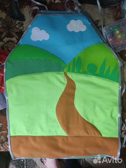 Фартук - театр, сказка из фетра