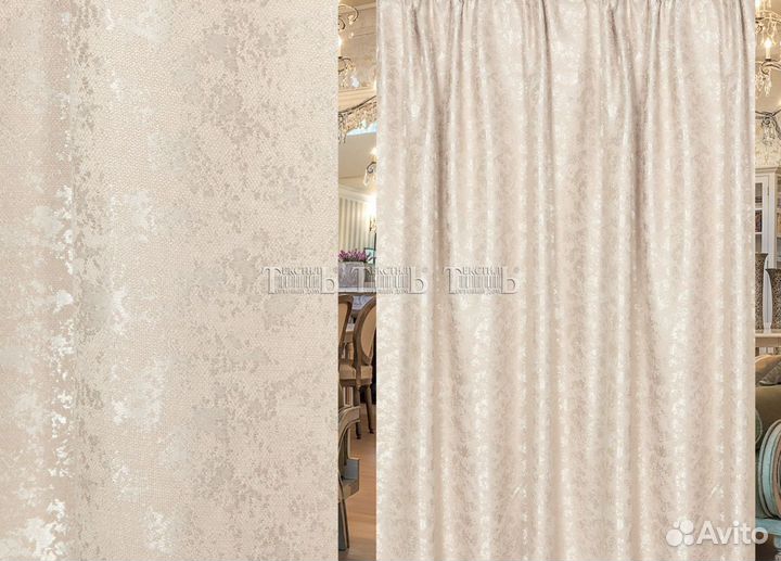 Шторы мраморные плотные