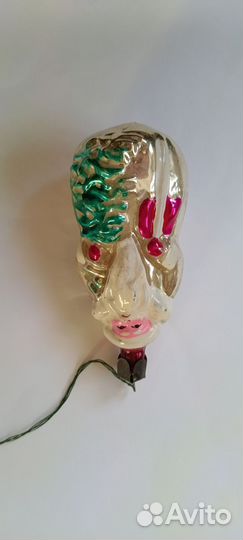 Коллекционные елочные игрушки стекло СССР