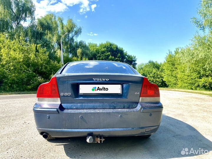 Volvo S60 2.4 AT, 2007, 200 000 км